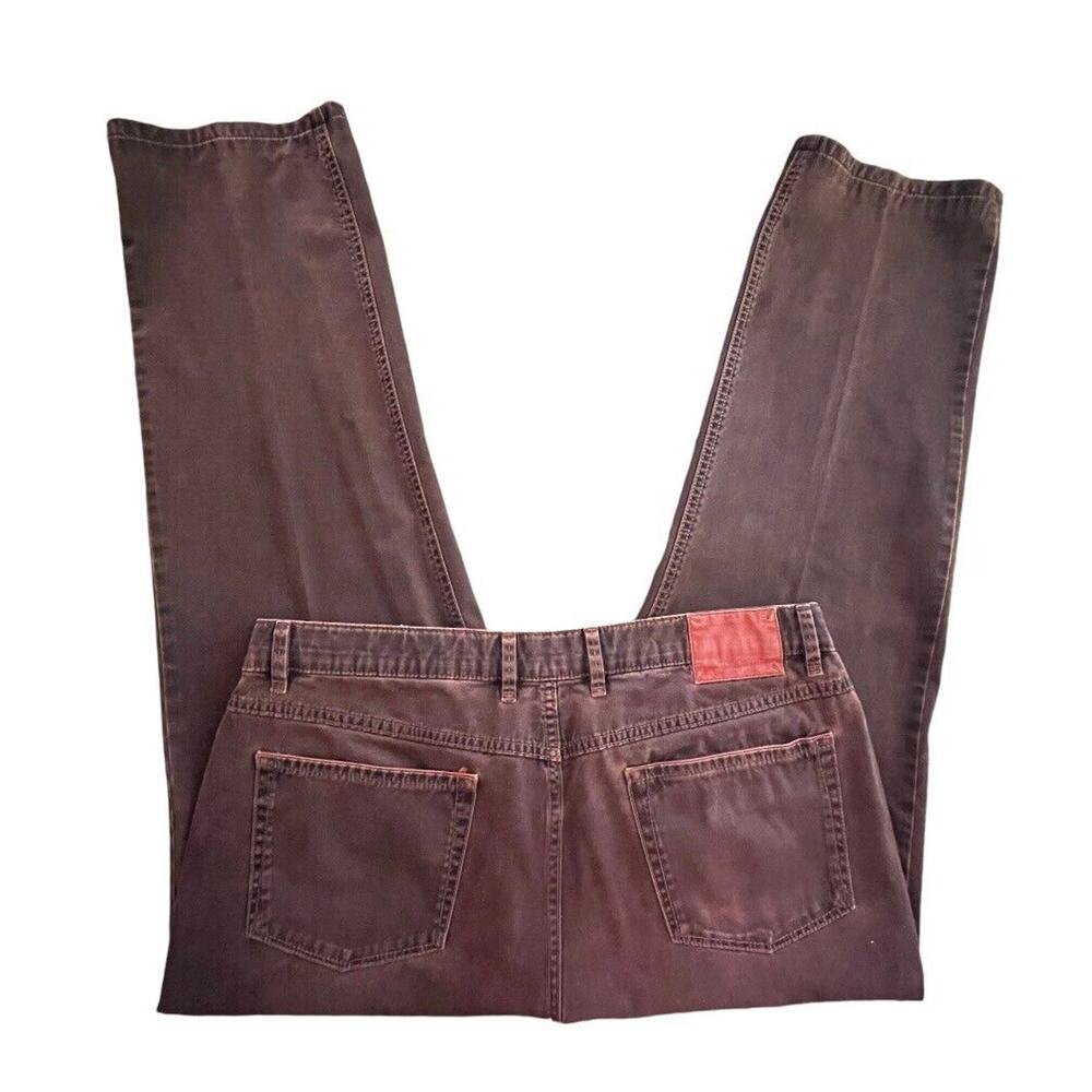 HILTL Dolf Ultimate Trouser Denim-Like Pants Macedonia Deep Red 38x29.5 Men